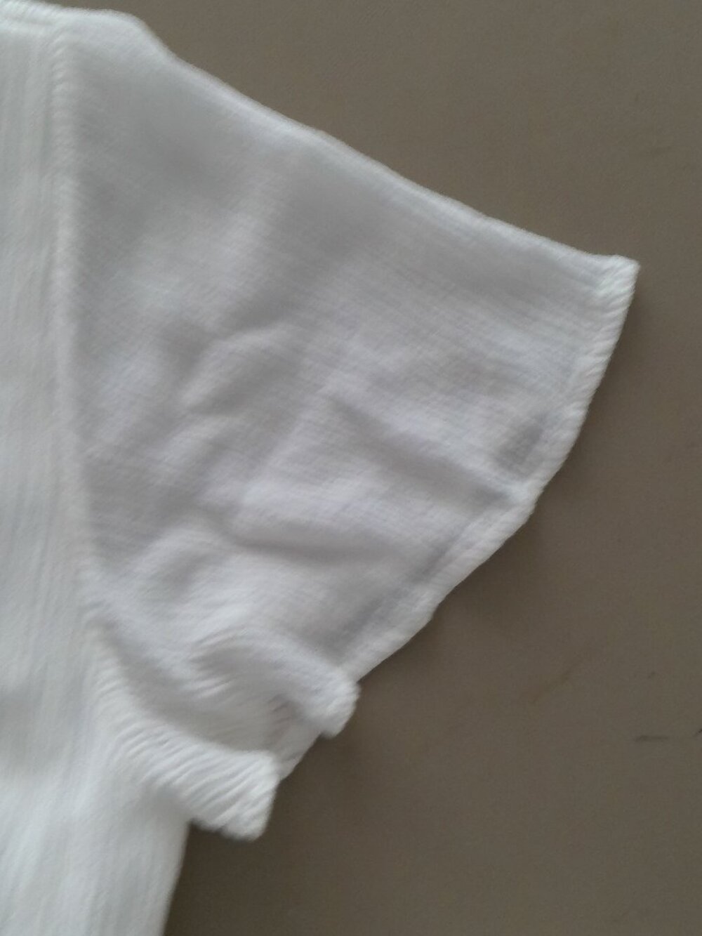 FANTASTIC FAWN Dress Midi V-Neck Elastic Waist Lined White L - Picture 4 of 9